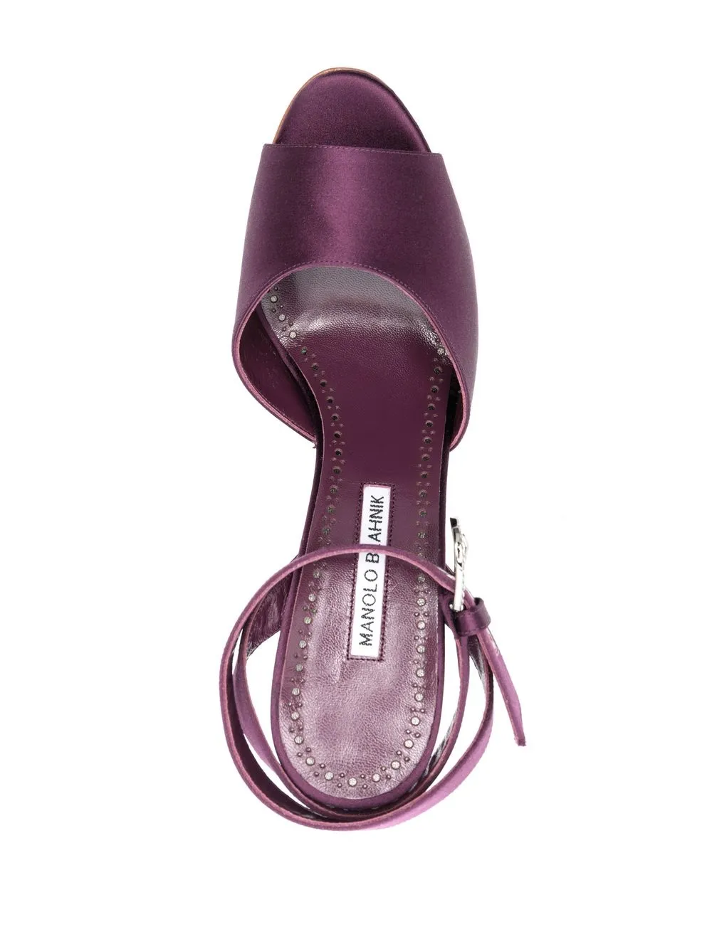 Women Manolo Blahnik 100mm Opne-toe Heeled Sandals 6 Women Manolo Blahnik 100mm Opne-toe Heeled Sandals - Image 4