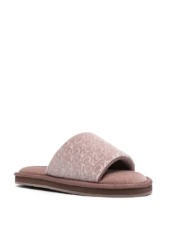 Women Calvin Klein Logo-embroidered Slippers -Nike || Ugg || Gucci Shoes Shop 19150780 43634140 1000