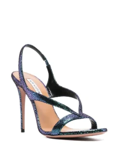 Women Aquazzura Very Izzy 105mm Metallic Sandals -Nike || Ugg || Gucci Shoes Shop 19216179 43508112 1000