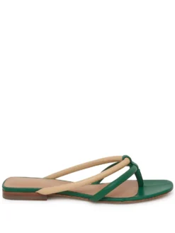 Women Mansur Gavriel Filo Leather Flip-flops