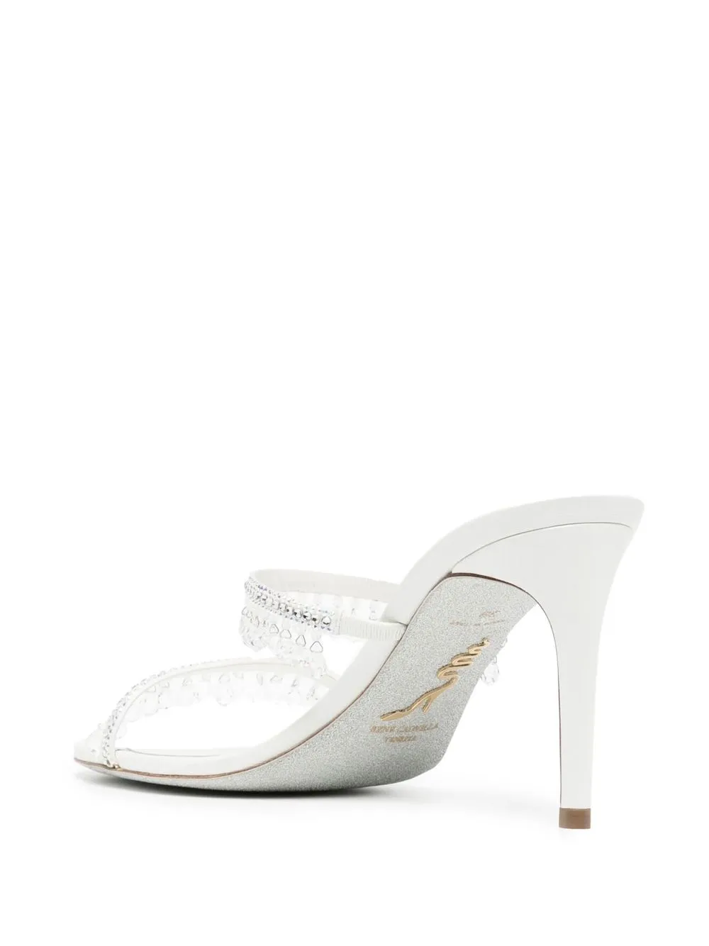 Women René Caovilla 85mm Crystal-strap Sandals 5 Women René Caovilla 85mm Crystal-strap Sandals - Image 3