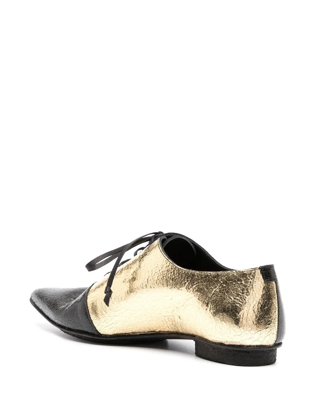 Women Uma Wang Two-tone Pointed Lace-up Shoes 5 Women Uma Wang Two-tone Pointed Lace-up Shoes - Image 3