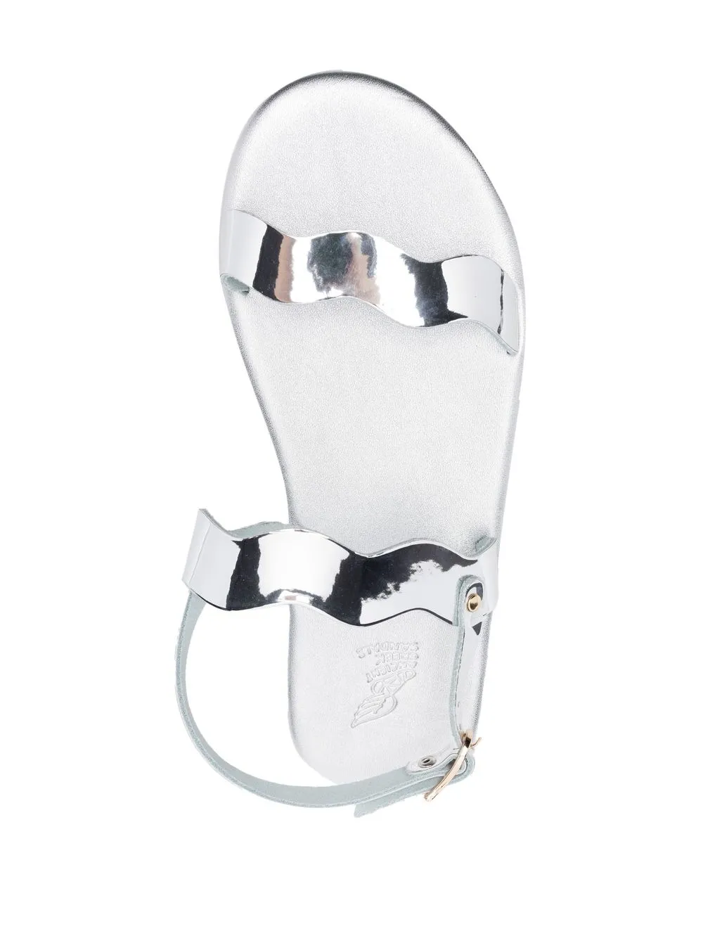 Women Ancient Greek Sandals Calamos Metallic Slingback Sandals 6 Women Ancient Greek Sandals Calamos Metallic Slingback Sandals - Image 4