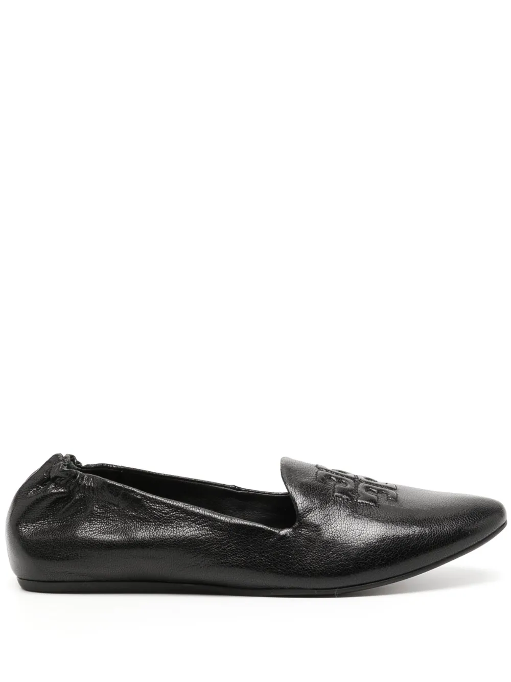 Women Tory Burch Embossed-logo Leather Slippers 3 Women Tory Burch Embossed-logo Leather Slippers