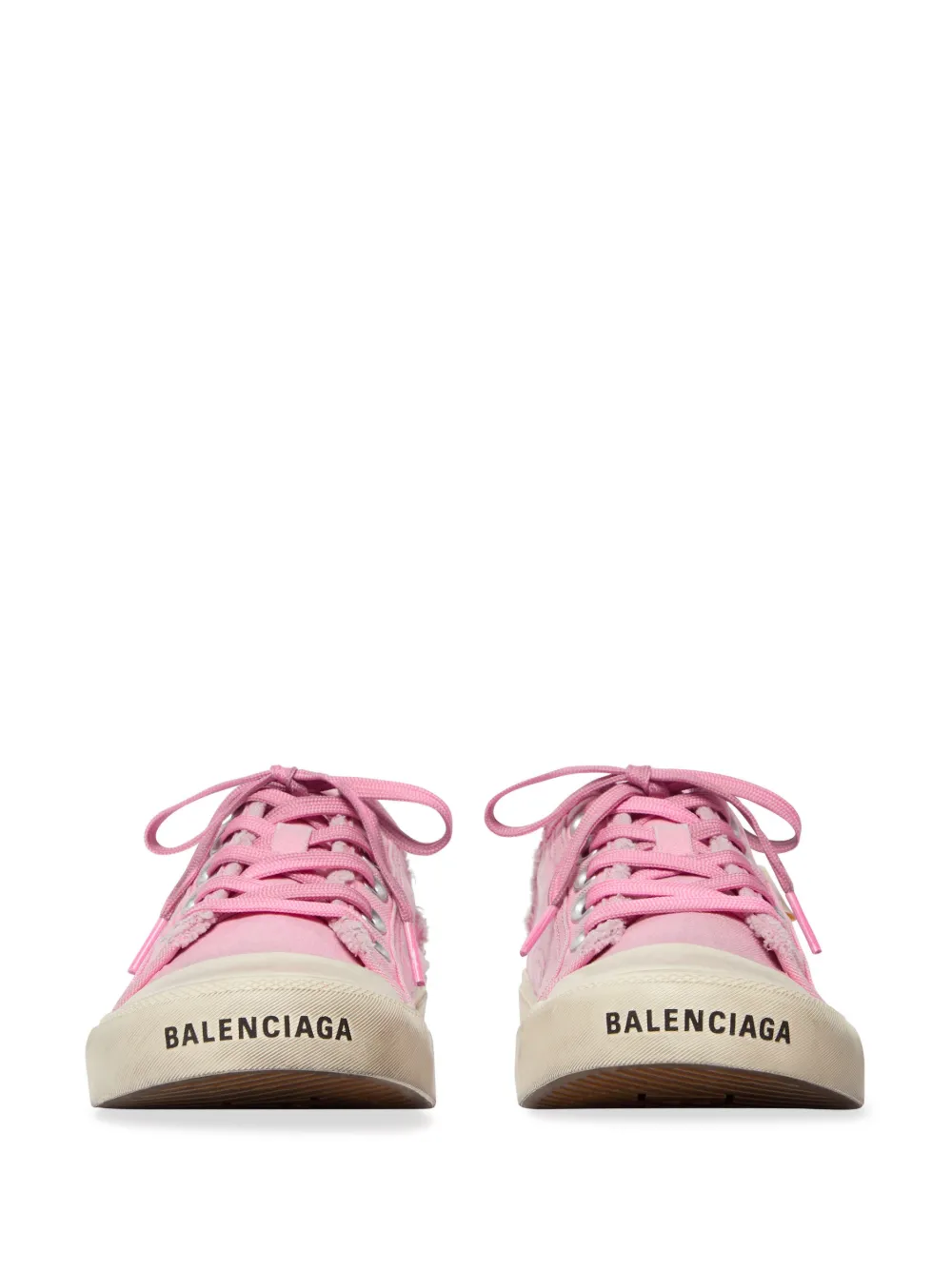 Women Balenciaga Paris Distressed Canvas Mules 9 Women Balenciaga Paris Distressed Canvas Mules - Image 7