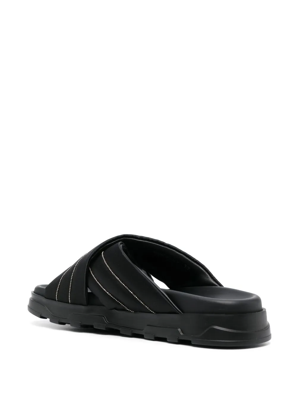 Women Fabiana Filippi Quilted Crossover-strap Slides 5 Women Fabiana Filippi Quilted Crossover-strap Slides - Image 3