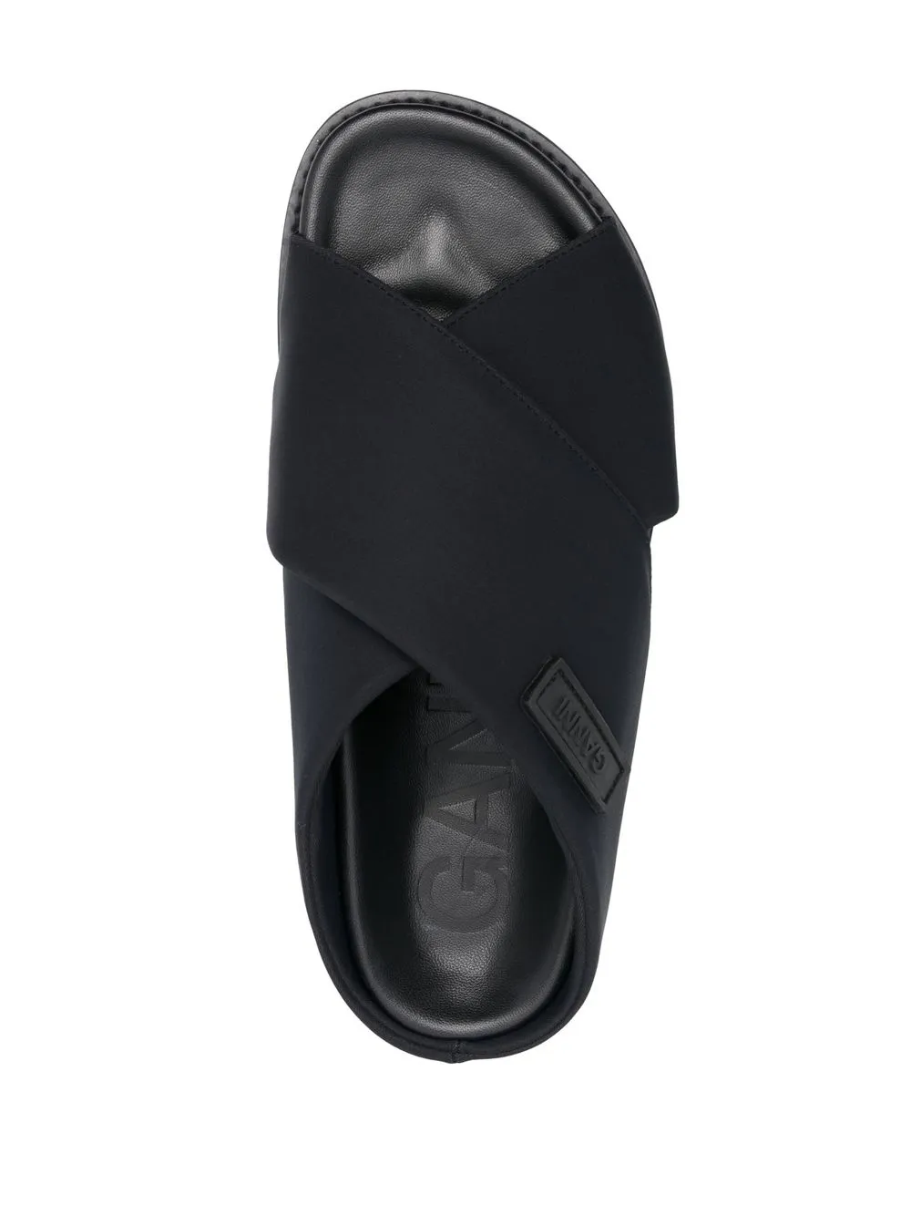 Women GANNI Crossover-strap Flat Sandals 6 Women GANNI Crossover-strap Flat Sandals - Image 4