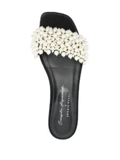Women Sergio Rossi Evangelie Pearl-detailing Slides -Nike || Ugg || Gucci Shoes Shop 19415818 43901864 1000