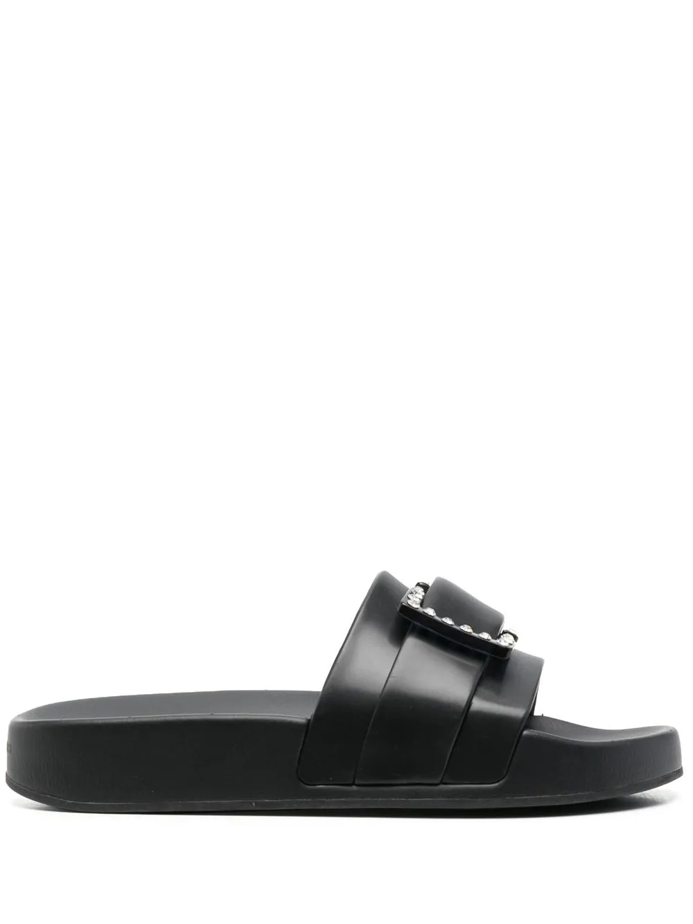 Women Sergio Rossi Jelly Embellished-buckle Slides 3 Women Sergio Rossi Jelly Embellished-buckle Slides