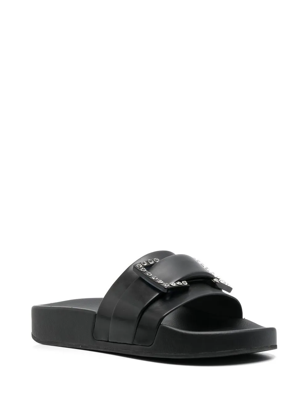 Women Sergio Rossi Jelly Embellished-buckle Slides 4 Women Sergio Rossi Jelly Embellished-buckle Slides - Image 2