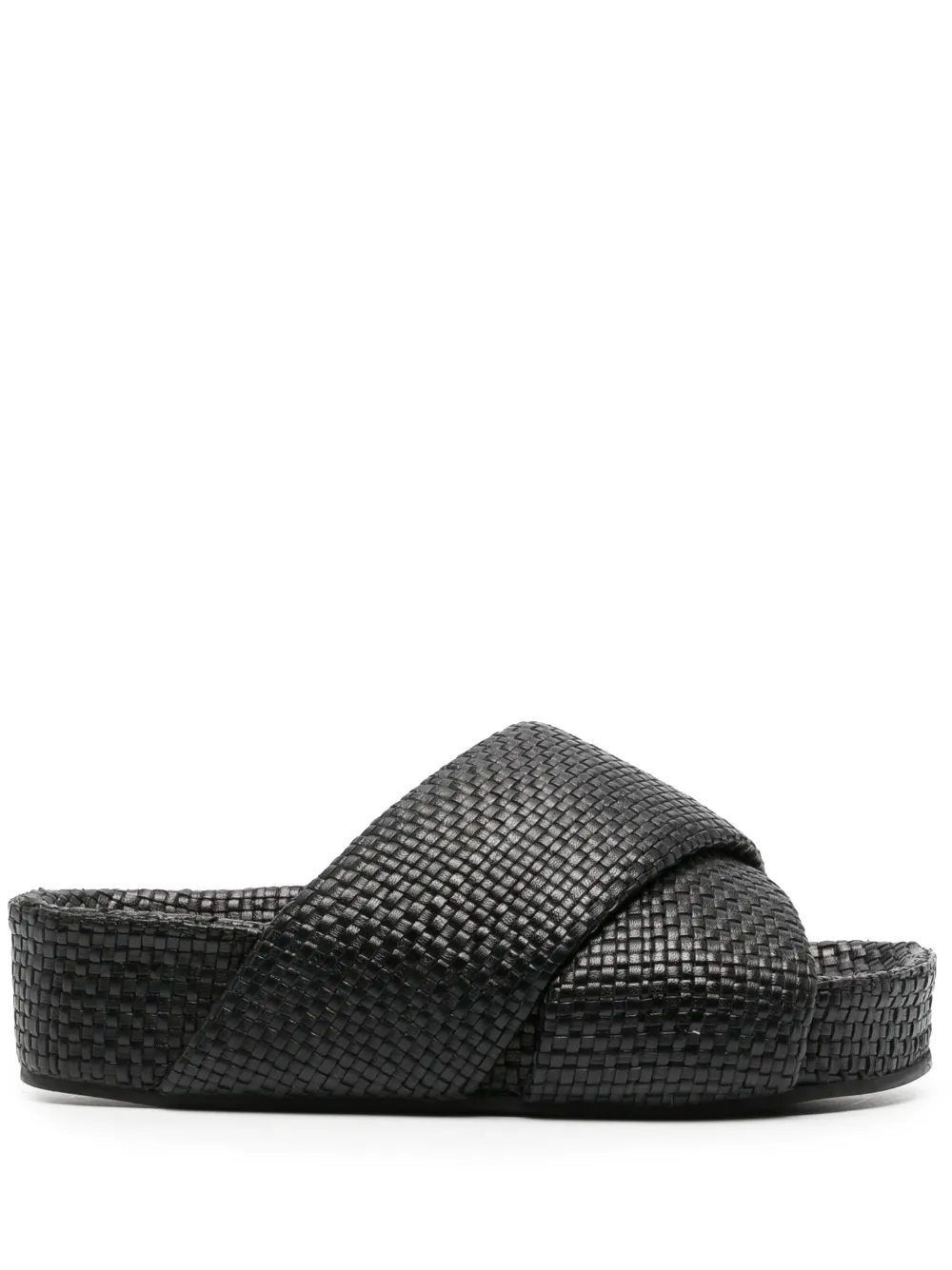 Women St. Agni Woven Leather Flatform Slides 3 Women St. Agni Woven Leather Flatform Slides