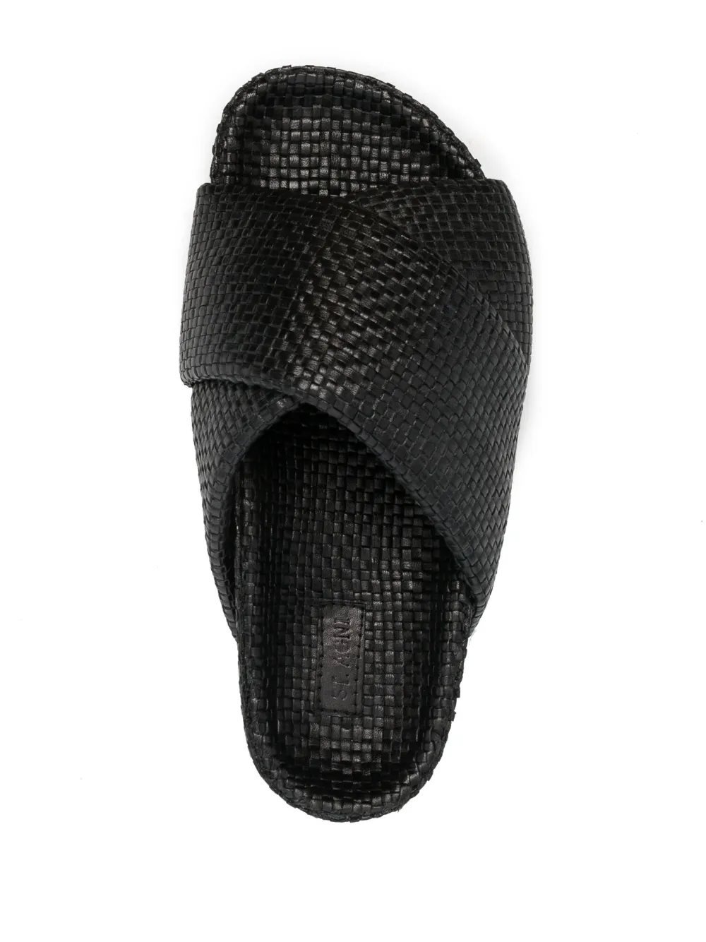 Women St. Agni Woven Leather Flatform Slides 6 Women St. Agni Woven Leather Flatform Slides - Image 4