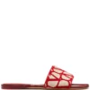 Women Valentino Garavani VLogo Toile Iconographe Slides -Nike || Ugg || Gucci Shoes Shop 19473949 44078675 1000