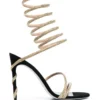 Women René Caovilla Crystal-embellished Wraparound 120mm Sandals -Nike || Ugg || Gucci Shoes Shop 19495191 43573150 1000