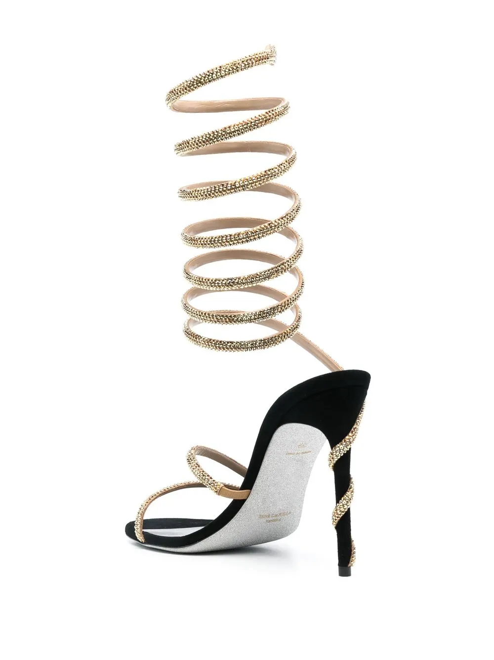 Women René Caovilla Crystal-embellished Wraparound 120mm Sandals 5 Women René Caovilla Crystal-embellished Wraparound 120mm Sandals - Image 3