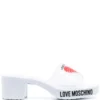 Women Love Moschino 55mm Logo-print Detail Sandals