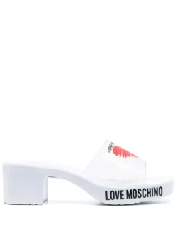 Women Love Moschino 55mm Logo-print Detail Sandals