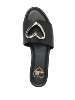 Women Love Moschino Heart-motif Open Sandals -Nike || Ugg || Gucci Shoes Shop 19500196 43815118 1000