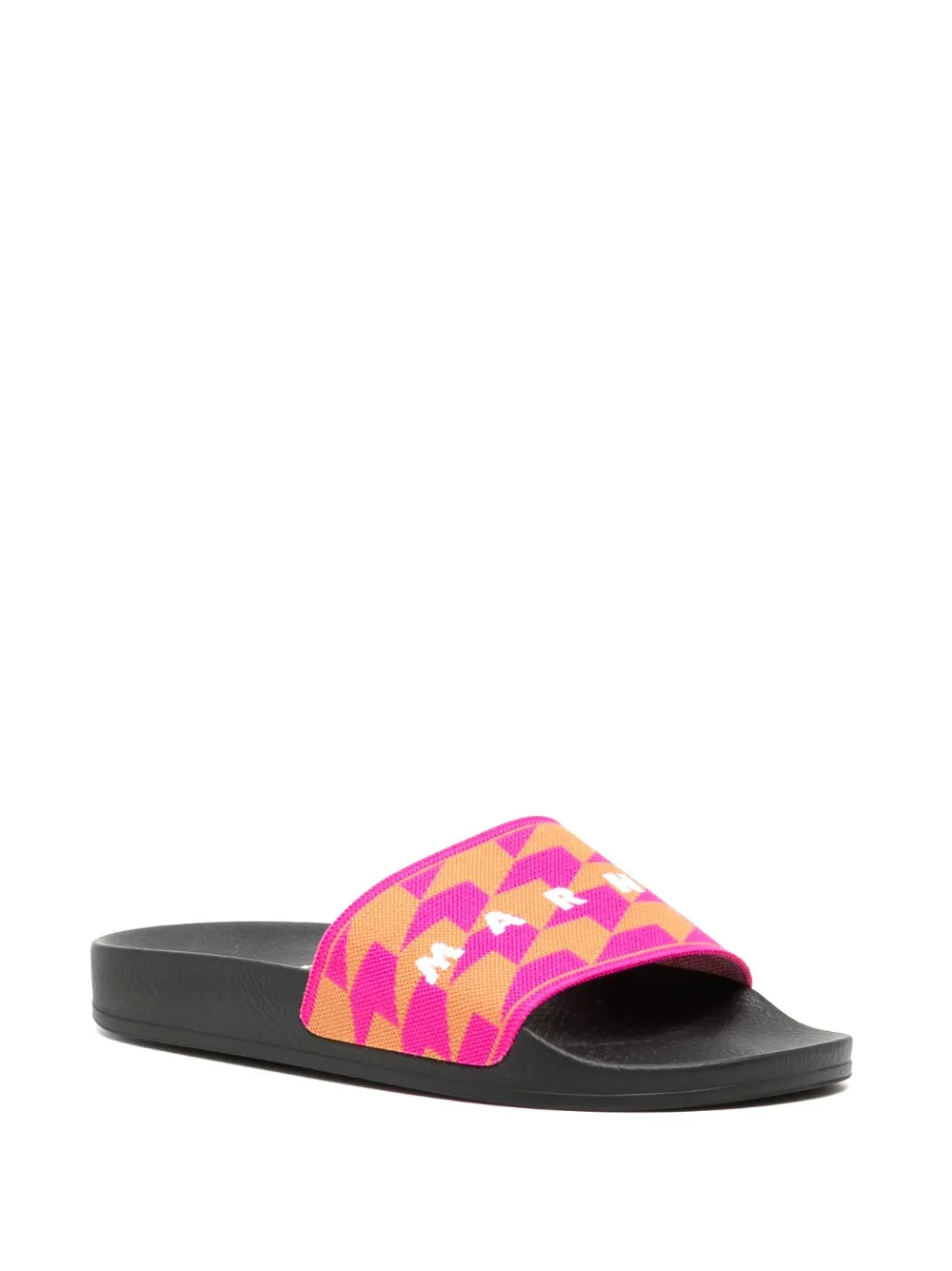 Women Marni Logo-jacquard Pool Slides 4 Women Marni Logo-jacquard Pool Slides - Image 2