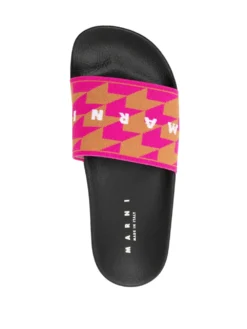 Women Marni Logo-jacquard Pool Slides 9 Women Marni Logo-jacquard Pool Slides -Nike || Ugg || Gucci Shoes Shop 19502042 44719759 1000