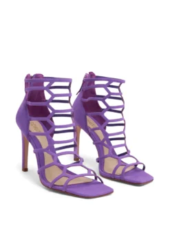 Women Schutz Julianna Caged Suede Sandals -Nike || Ugg || Gucci Shoes Shop 19518538 50295662 1000