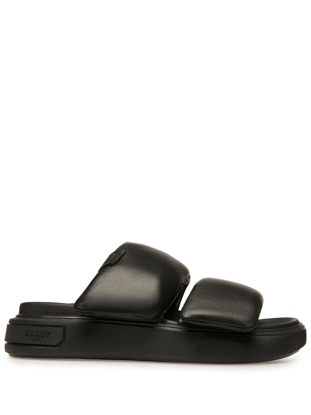 Women Bally Joey Padded-strap Detail Slides 3 Women Bally Joey Padded-strap Detail Slides