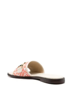 Women Doucal&apos;s Embroidered-design Slides -Nike || Ugg || Gucci Shoes Shop 19631260 44614242 1000