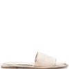 Women Michael Michael Kors Hayworth Leather Slides -Nike || Ugg || Gucci Shoes Shop 19695936 44942695 1000
