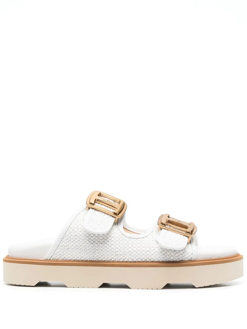 Women Hogan Double-strap Platform Sandals 3 Women Hogan Double-strap Platform Sandals