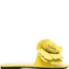 Women Nº21 Floral-appliqué Flat Sandals