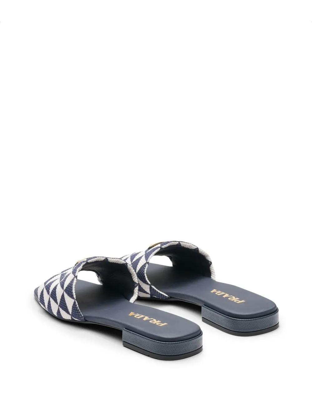 Women Prada Geometric Logo-plaque Slides 5 Women Prada Geometric Logo-plaque Slides - Image 3