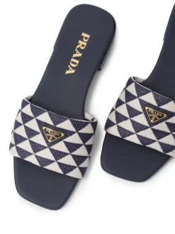 Women Prada Geometric Logo-plaque Slides 12 Women Prada Geometric Logo-plaque Slides -Nike || Ugg || Gucci Shoes Shop 19769183 44254504 1000