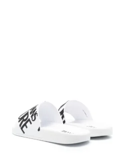 Women Versace Jeans Couture Logo-print Slides -Nike || Ugg || Gucci Shoes Shop 19772517 44472972 1000