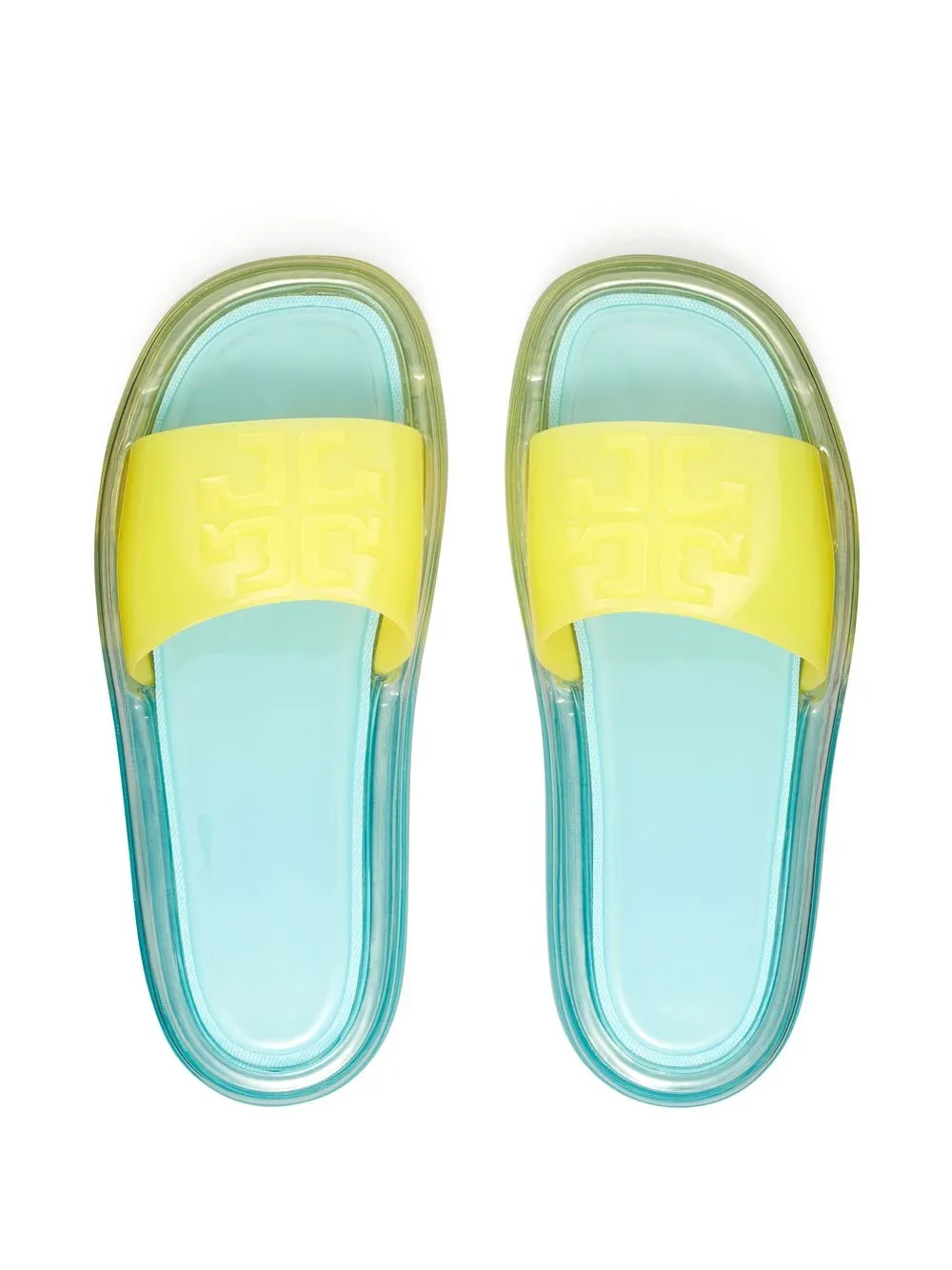 Women Tory Burch Open-toe Embossed-logo Slides 6 Women Tory Burch Open-toe Embossed-logo Slides - Image 4