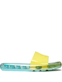 Women Tory Burch Open-toe Embossed-logo Slides