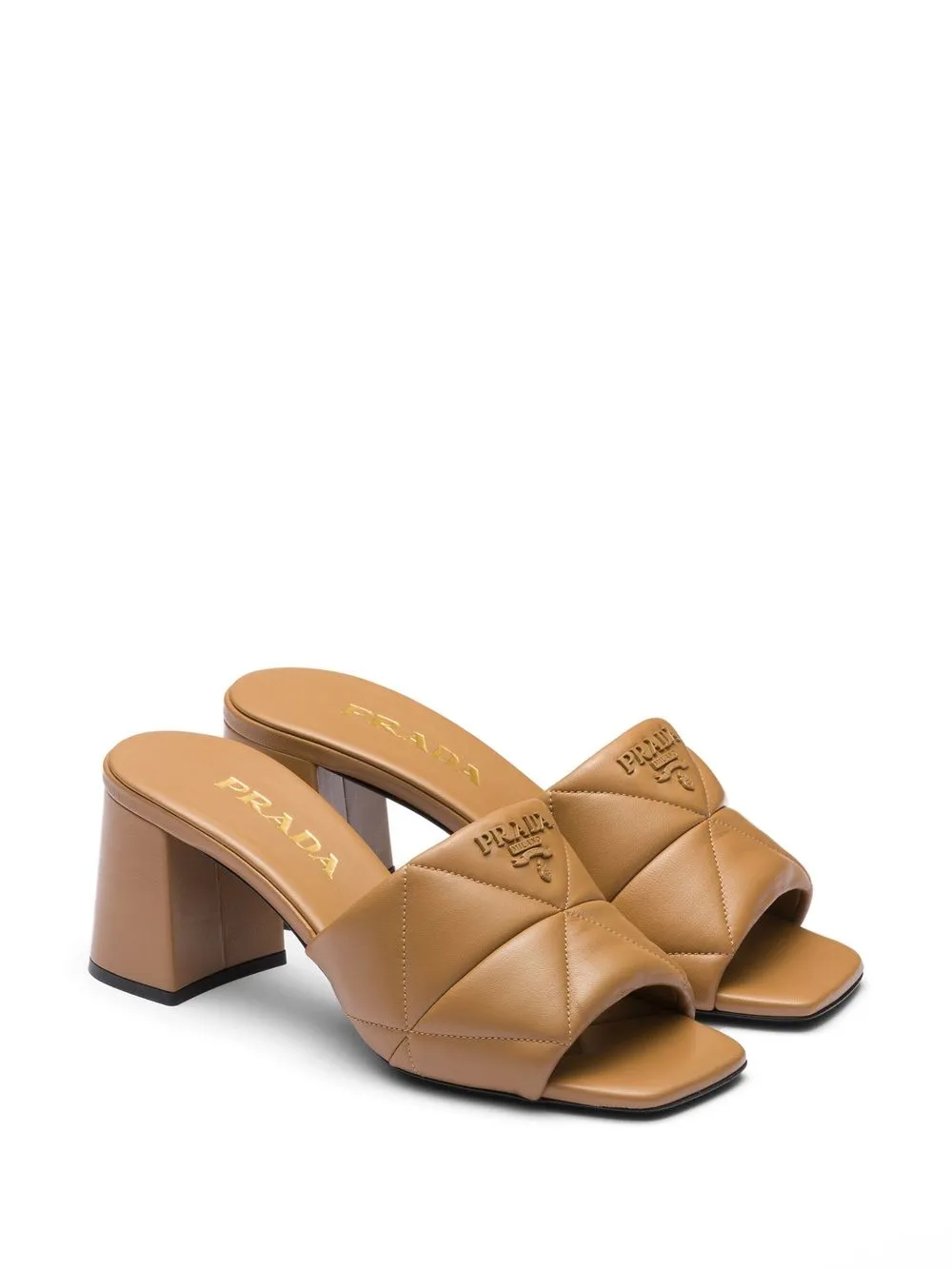 Women Prada Logo-plaque Sandals 4 Women Prada Logo-plaque Sandals - Image 2