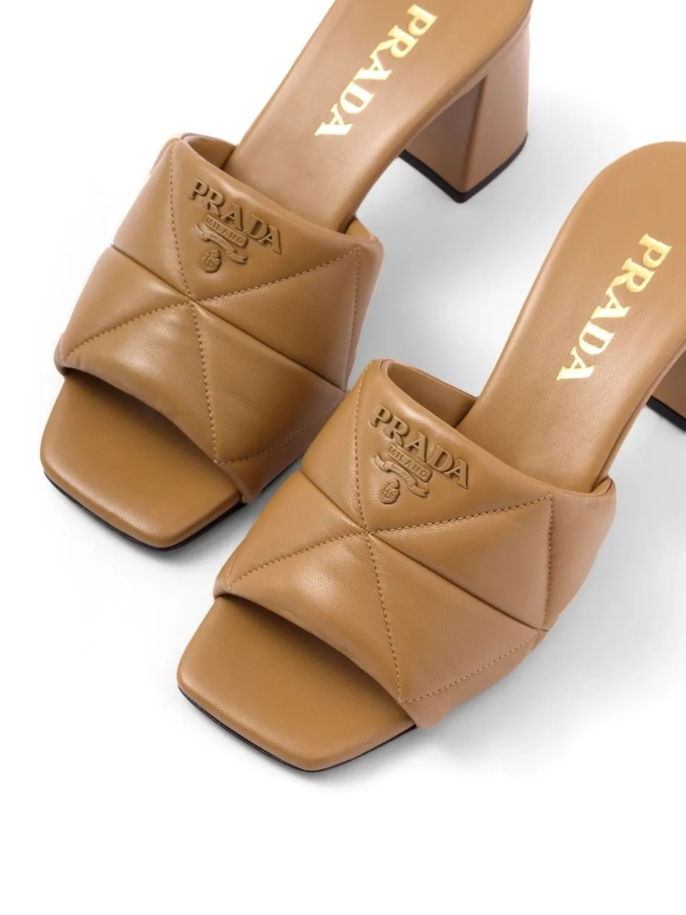 Women Prada Logo-plaque Sandals 6 Women Prada Logo-plaque Sandals - Image 4
