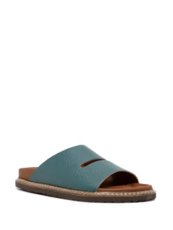 Women Sofie D&apos;hoore Cut-out Flat Leather Sandals -Nike || Ugg || Gucci Shoes Shop 19860052 50119789 1000