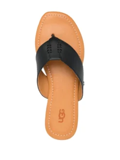 Women UGG Carey Leather Flip Flops -Nike || Ugg || Gucci Shoes Shop 19860564 44575862 1000