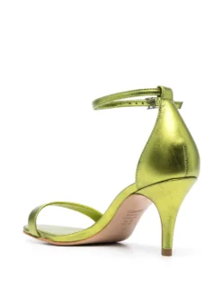 Women Schutz 80mm Metallic-effect Leather Sandals -Nike || Ugg || Gucci Shoes Shop 19915375 44714081 1000