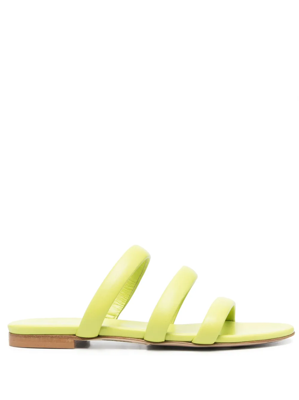 Women Aeyde Strap-detail Leather Slides 3 Women Aeyde Strap-detail Leather Slides