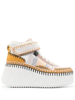 Women Chloé Nama Platform-wedge Sneakers