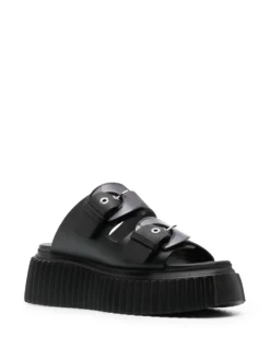 Women AGL Agatha Double-buckle Slippers -Nike || Ugg || Gucci Shoes Shop 20026674 45047924 1000