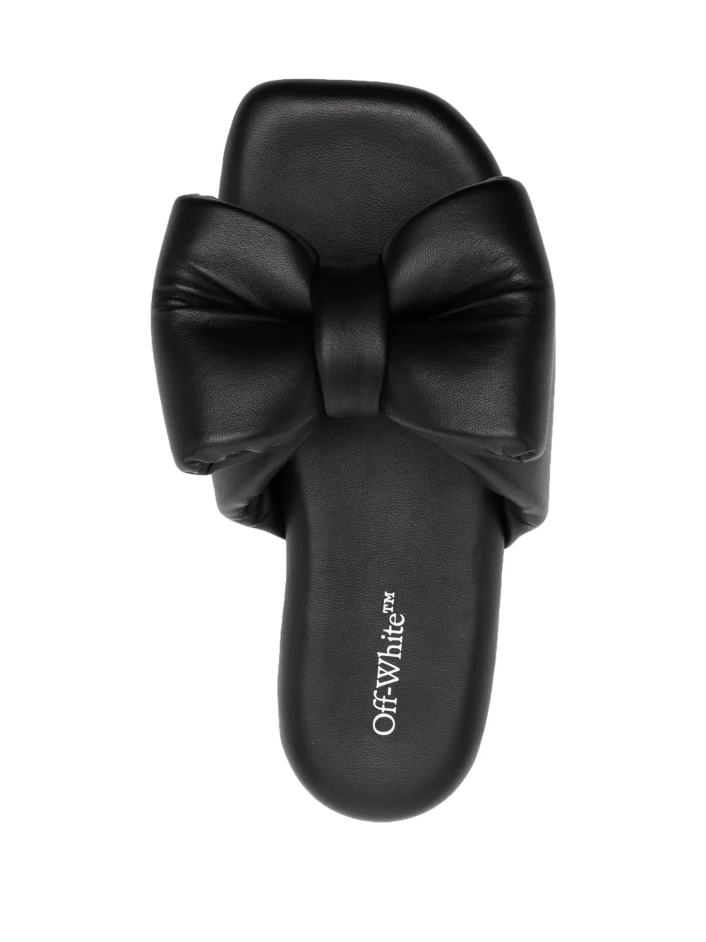 Women Off-White Bow-detail Padded Slippers 6 Women Off-White Bow-detail Padded Slippers - Image 4