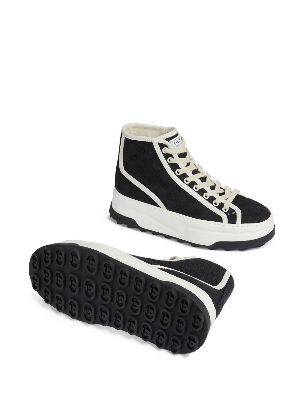 Women Gucci GG Canvas Hi-top Sneakers 7 Women Gucci GG Canvas Hi-top Sneakers - Image 5