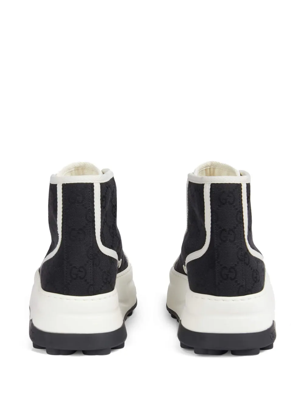 Women Gucci GG Canvas Hi-top Sneakers 5 Women Gucci GG Canvas Hi-top Sneakers - Image 3