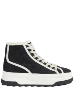 Women Gucci GG Canvas Hi-top Sneakers