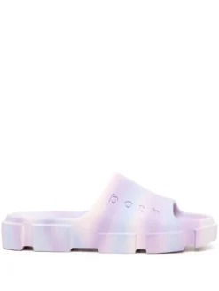 Women Both Logo-embossed Open-toe Slippers