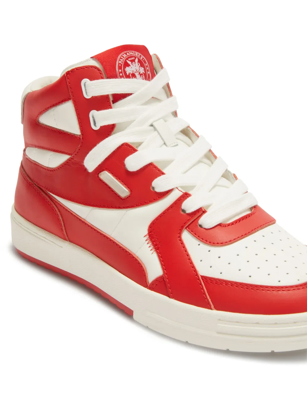 Women Palm Angels University High-top Leather Sneakers 7 Women Palm Angels University High-top Leather Sneakers - Image 5