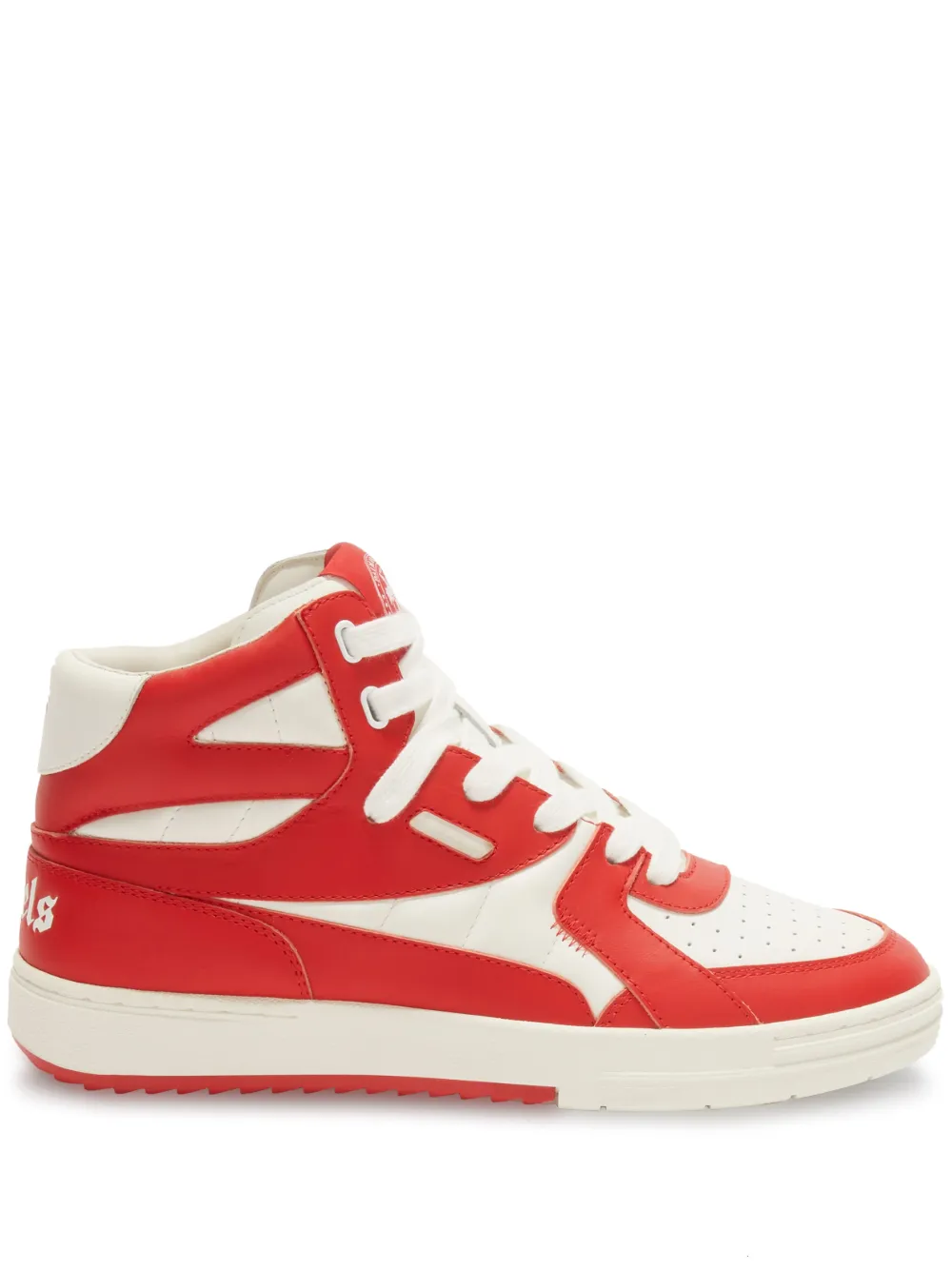 Women Palm Angels University High-top Leather Sneakers 3 Women Palm Angels University High-top Leather Sneakers